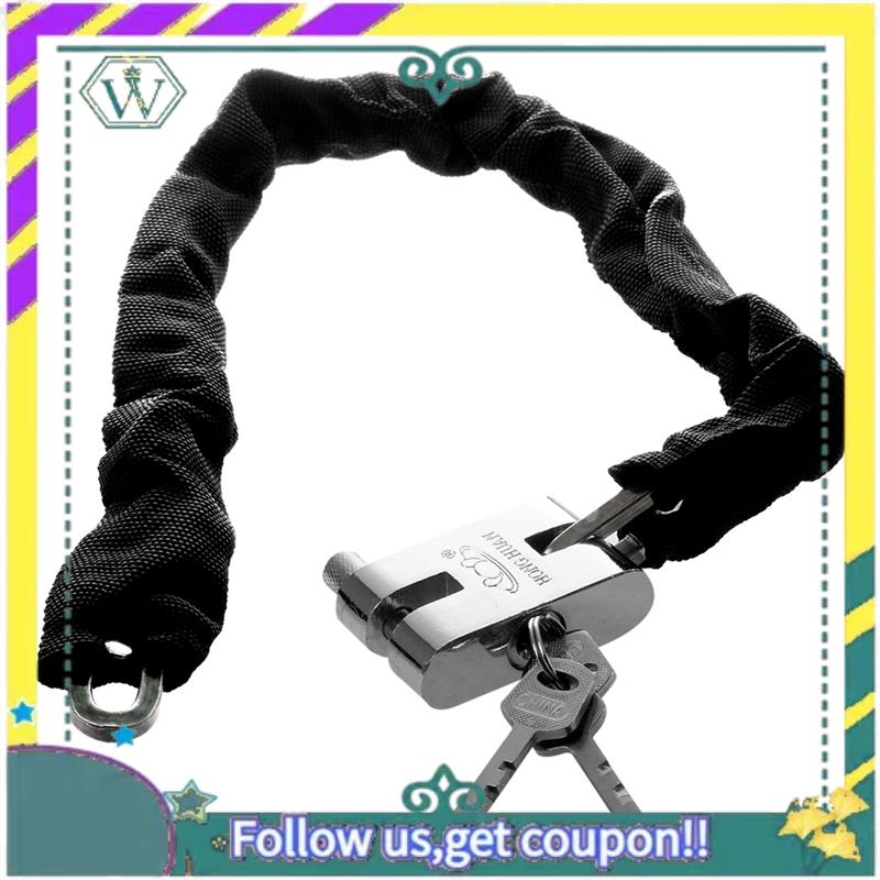 Chain Lock Combination - Upgraded Bike Lock 101CM Metal Anti-Theft