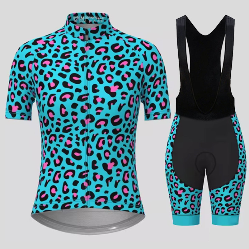 Cycling Community - Men's Breathable Cycling Suit Set, Blue