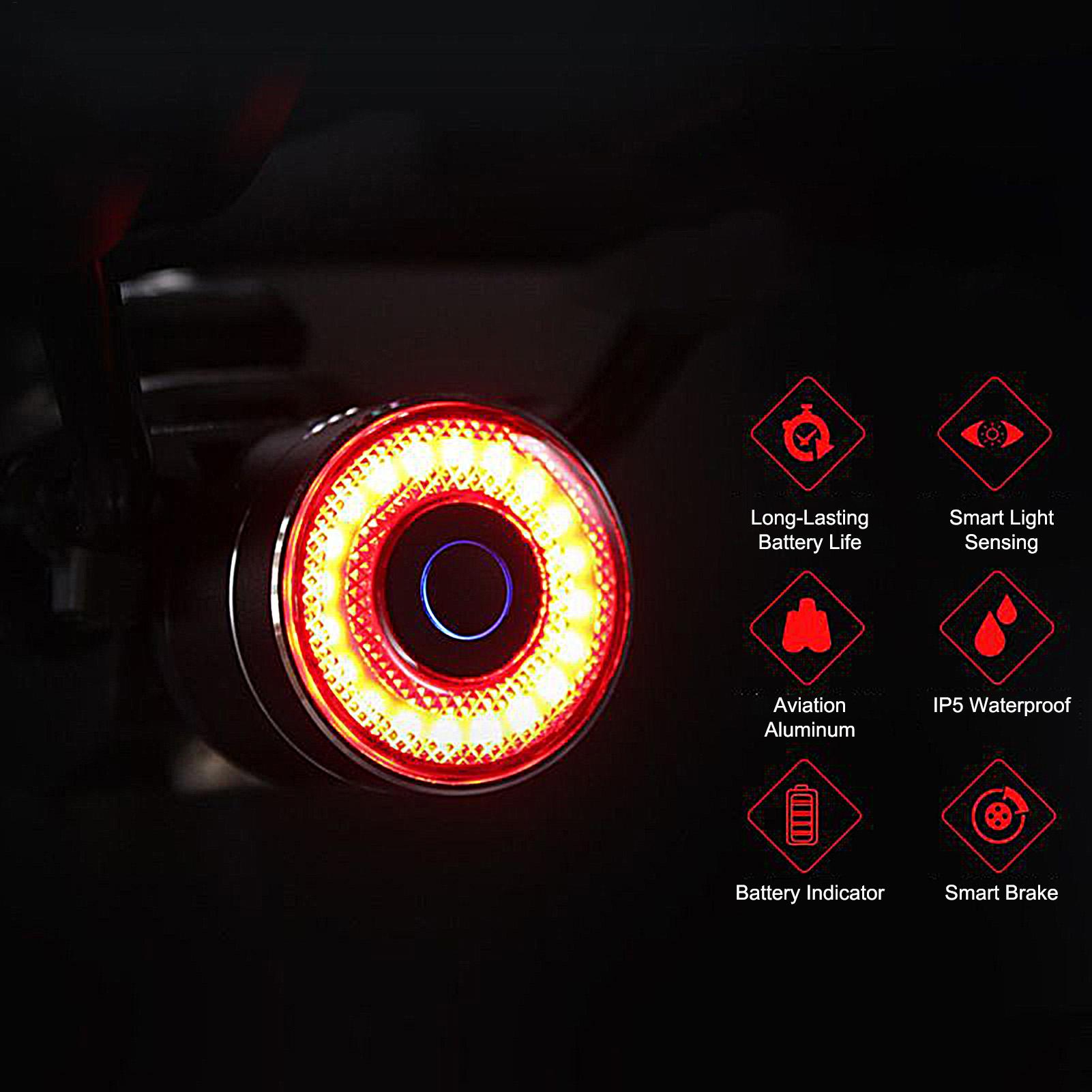 Bicycle Brake Light Smart Bike - đánh giá và giá Cycling Commute