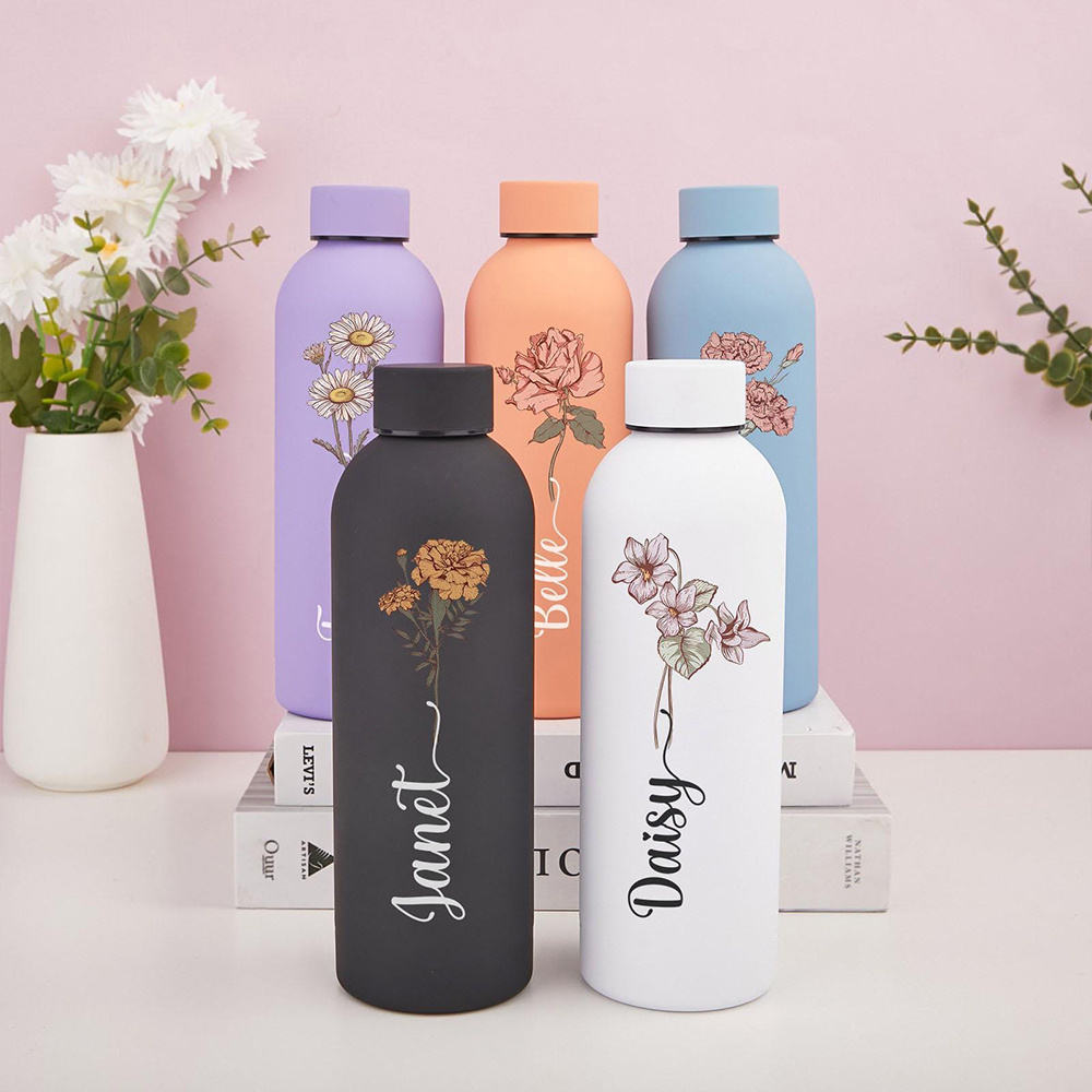 Customized Floral Water Bottle - đánh giá và giá Commuting By Bike