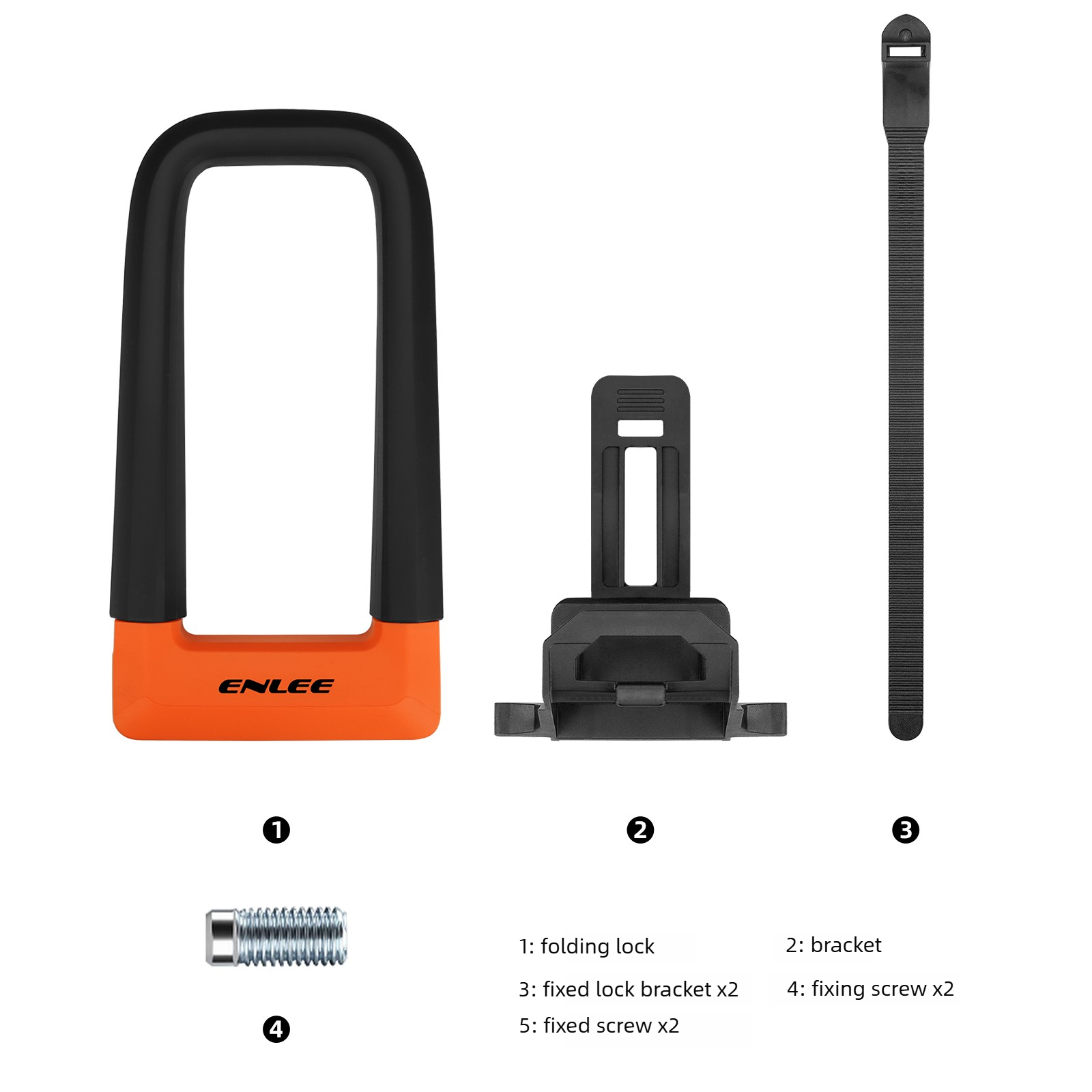 ENLEE Anti Theft U Lock For Bi - đánh giá và giá U Lock Heavy Duty