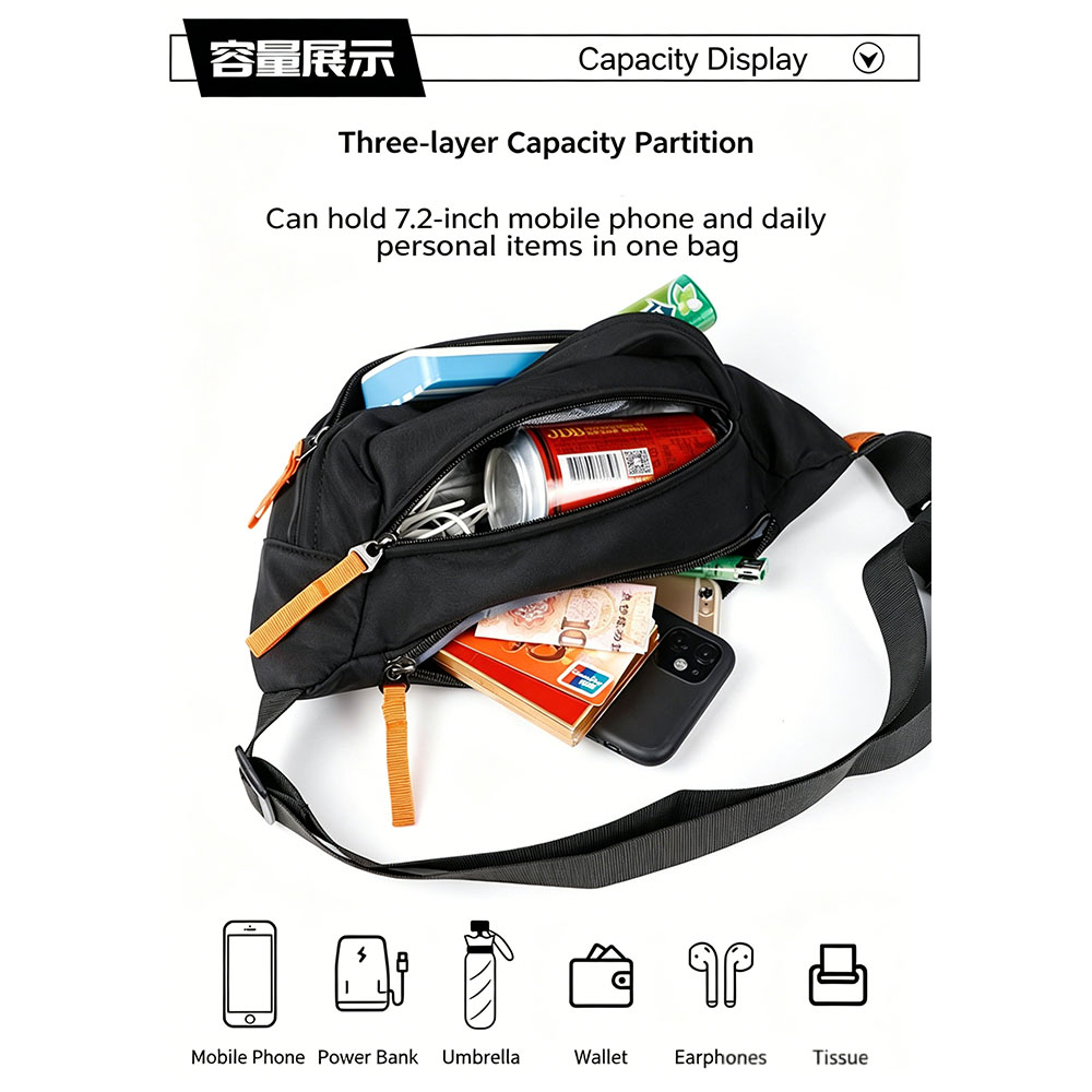 Street Riding Unisex Waist Bag - đánh giá và giá Waterproof Cycling Commute