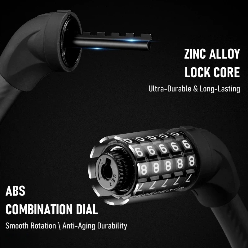 5-Digit Combination Bike Lock  - đánh giá và giá U Lock Heavy Duty