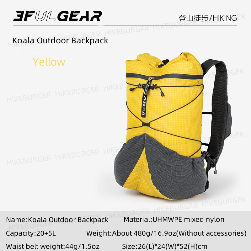 3F UL GEAR Koala Outdoor UHMWP - đánh giá và giá Cycling Commuter Backpack