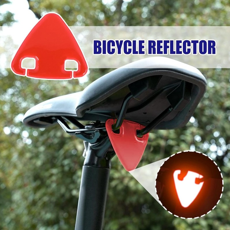 Red Triangular Bicycle Seat Re - đánh giá và giá Commuting By Bike