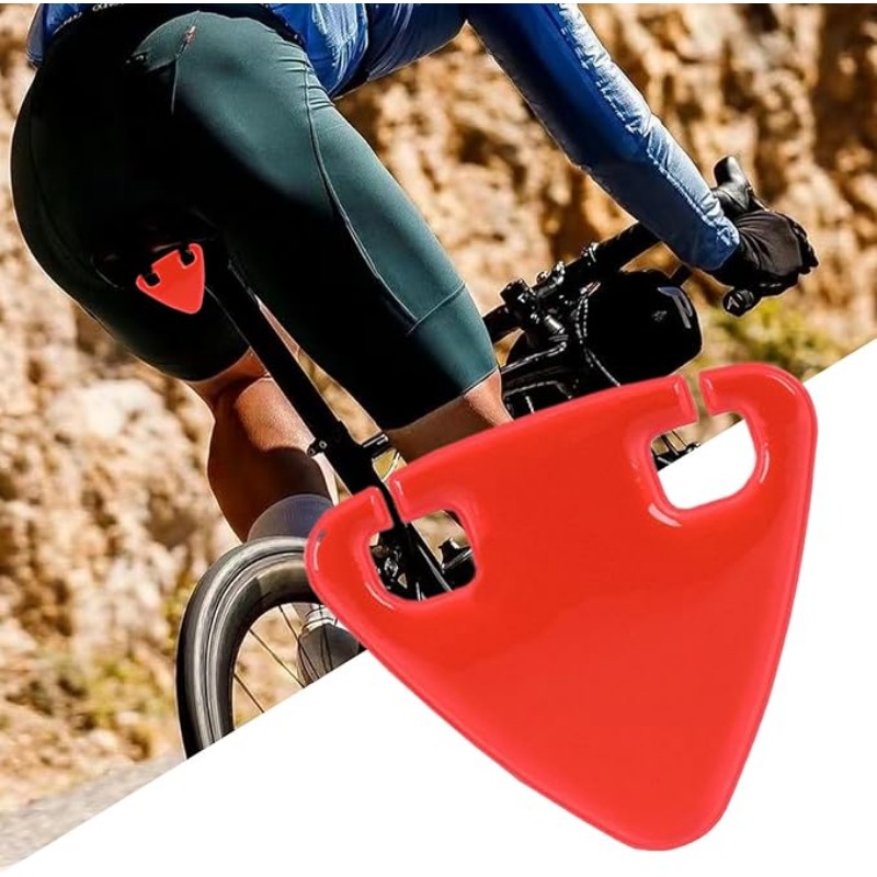 Red Triangular Bicycle Seat Re - đánh giá và giá Commuting By Bike