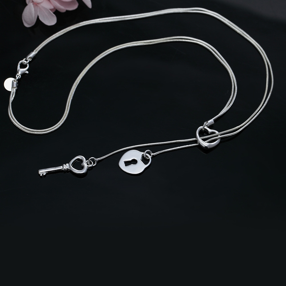 Mỹ 925 Đóng Dấu Màu Bạc Trái T - đánh giá và giá Chain Lock Combination