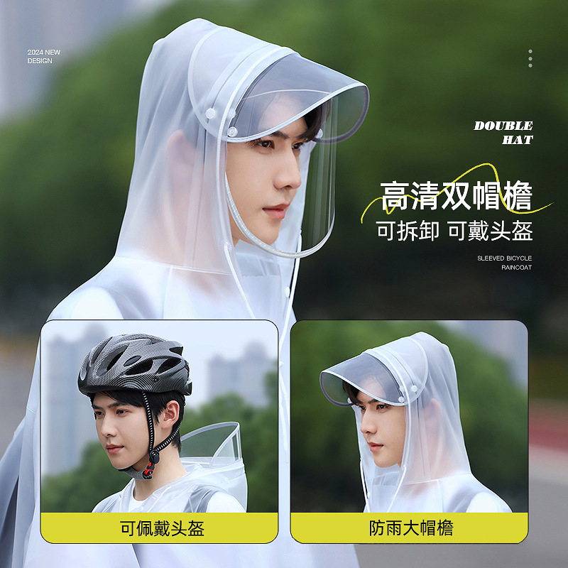 Unisex Bicycle Rain Poncho wit - đánh giá và giá Waterproof Cycling Commute